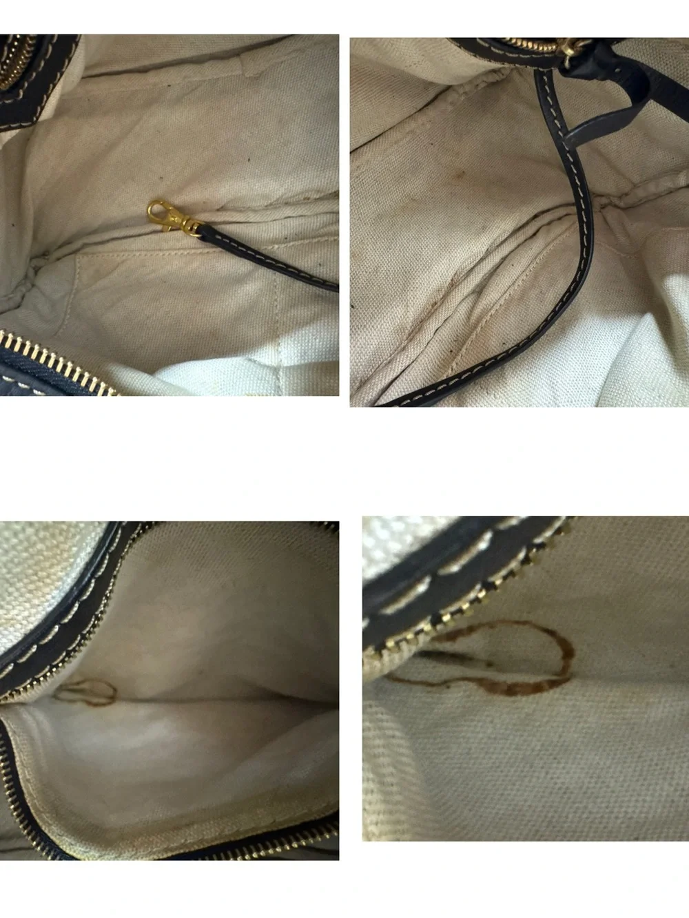 Michael Kors Black Leather Shoulder Bag with Gold Stud Accents